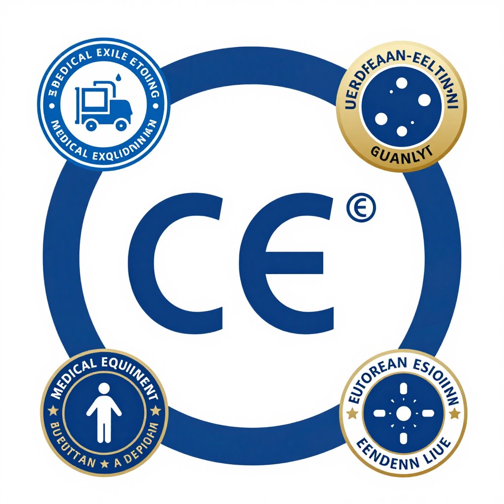 CE certification badge for colon hydrotherapy equipment
