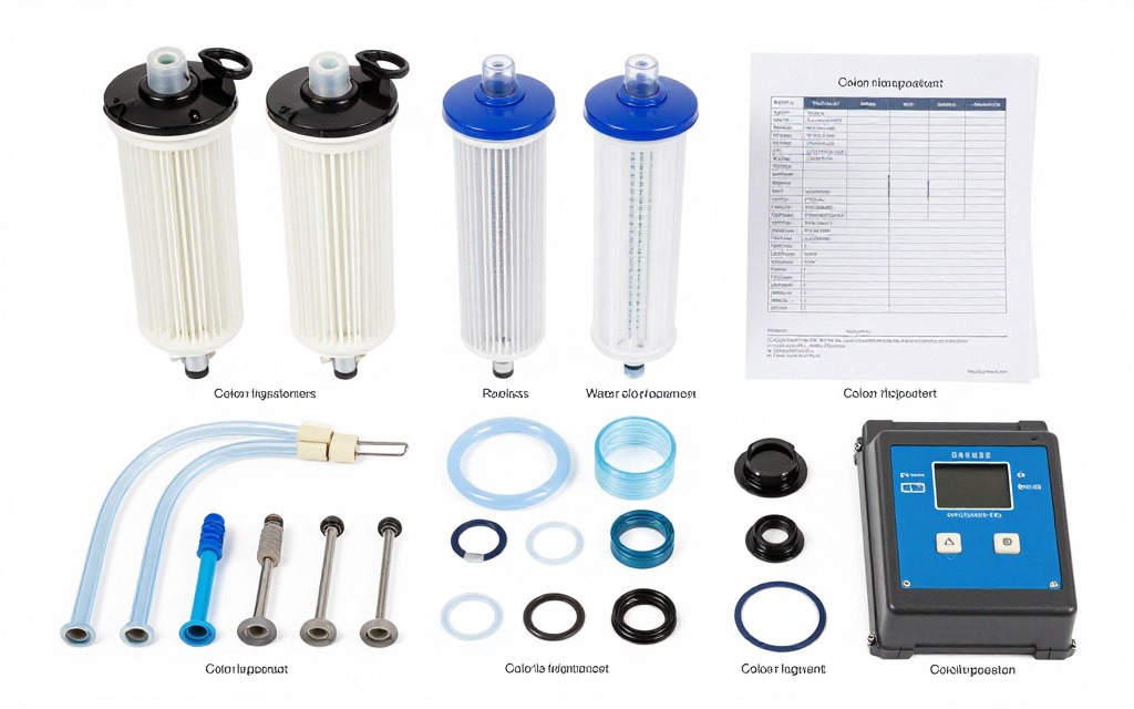 Colon hydrotherapy machine maintenance and parts
