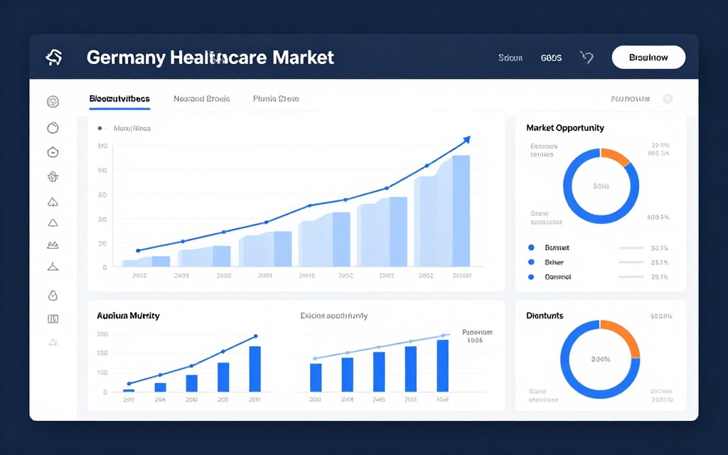 German healthcare market growth chart and business opportunities
