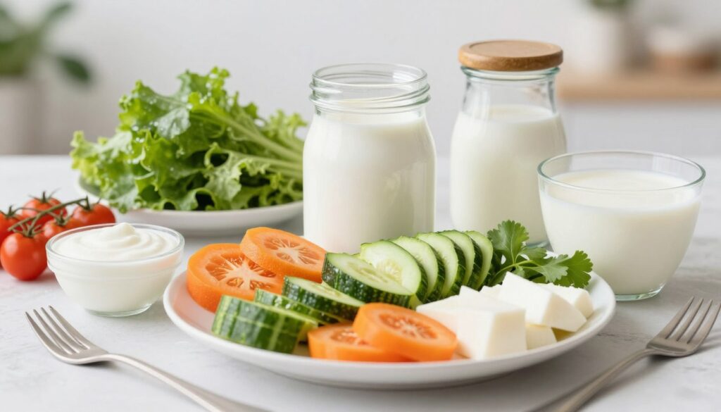Gesunde Ernährung und Probiotika nach Darmbehandlung