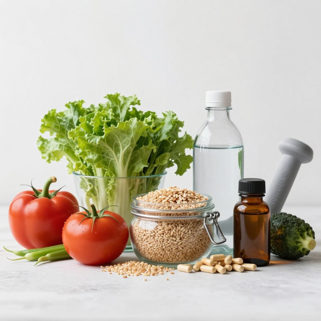 Gesunde natürliche Darmgesundheit durch ausgewogene Ernährung und Lebensweise