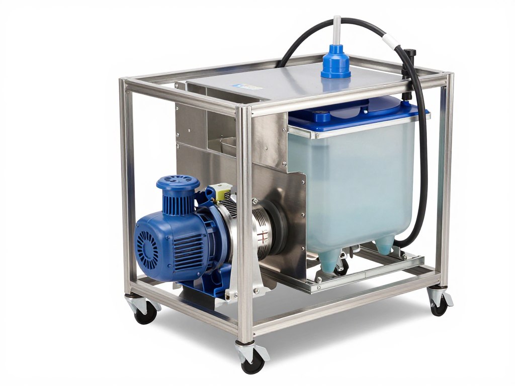 Internal mechanical components and frame structure of colon hydrotherapy machine