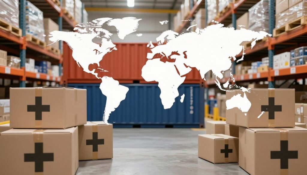 Internationale Logistik für medizinische Produkte