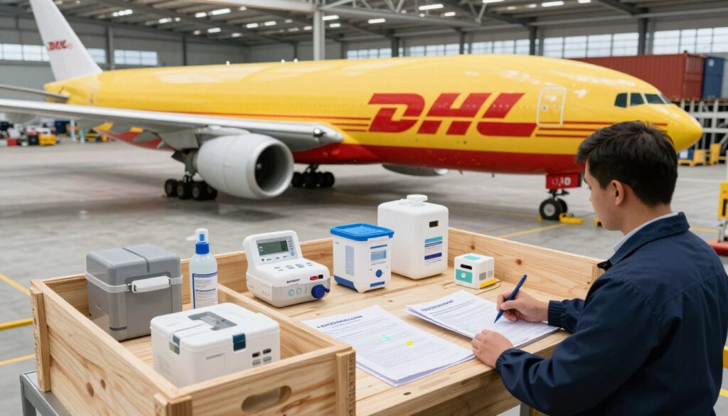 Internationale Logistik und Versand medizinischer Geräte