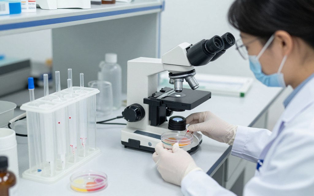 Labortest Biokompatibilität medizinischer Schläuche