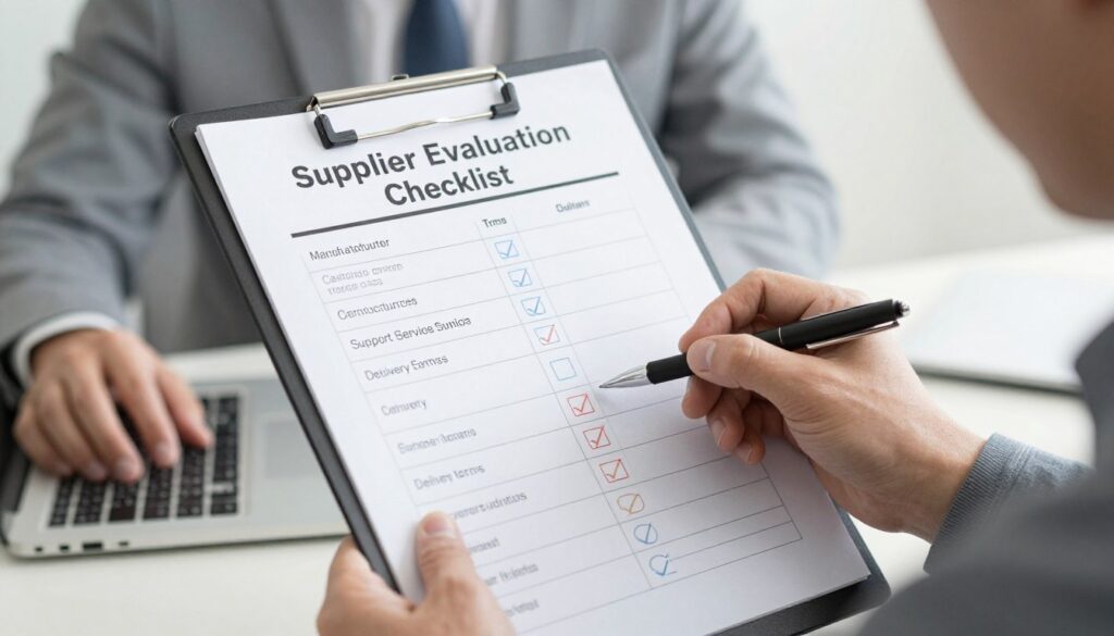 Lieferanten-Auswahlkriterien Checkliste