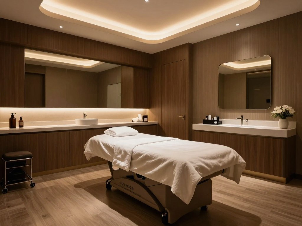Luxury spa with colon hydrotherapy services