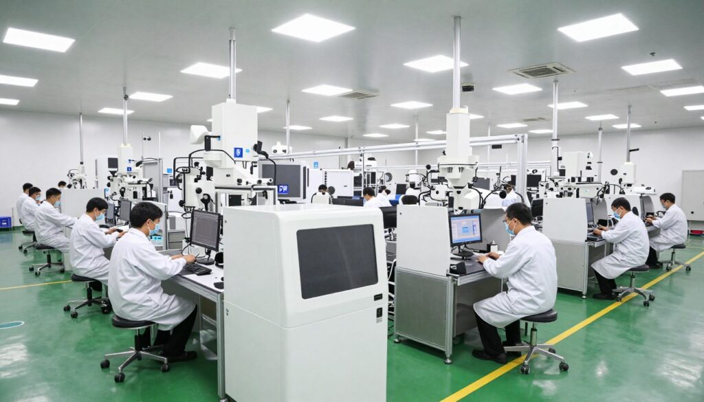 MAIKONG Produktionsstätte in Shenzhen mit modernen Fertigungslinien für medizinische Geräte