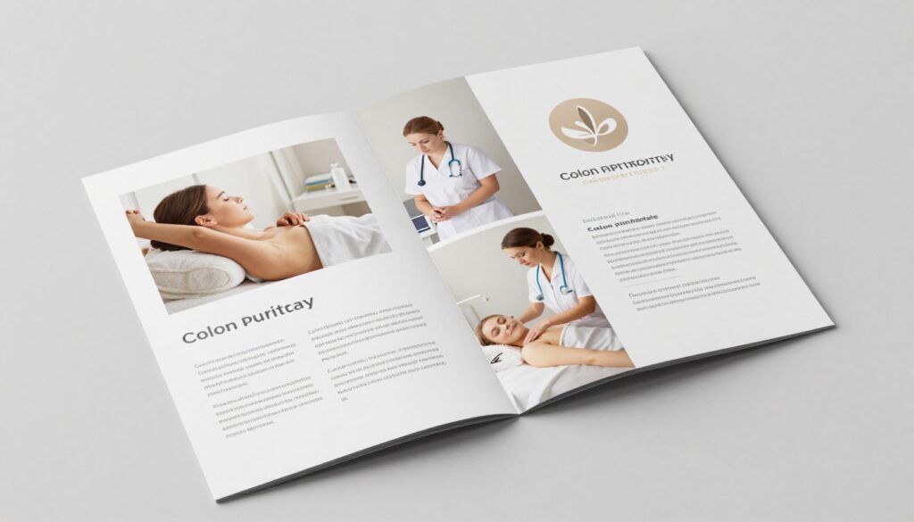 Professional marketing materials for colon hydrotherapy services