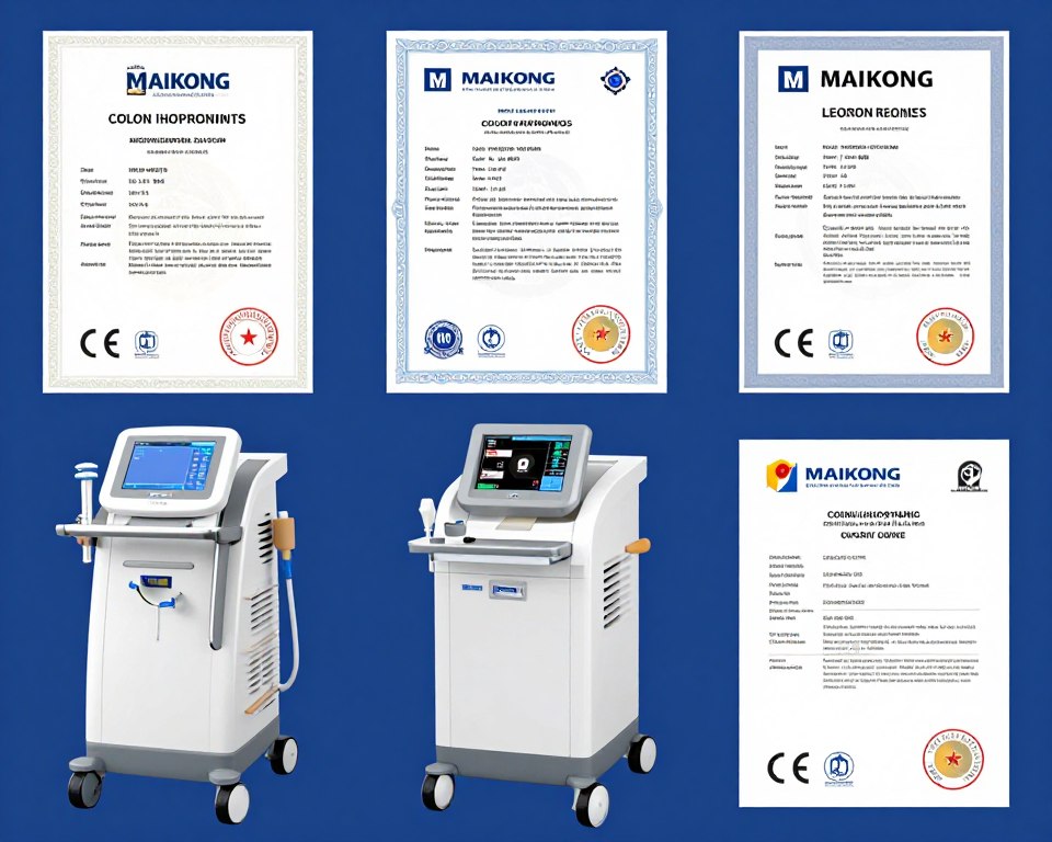 Qualitätszertifikate CE, ISO und SGS für MAIKONG Colon Hydrotherapie Geräte