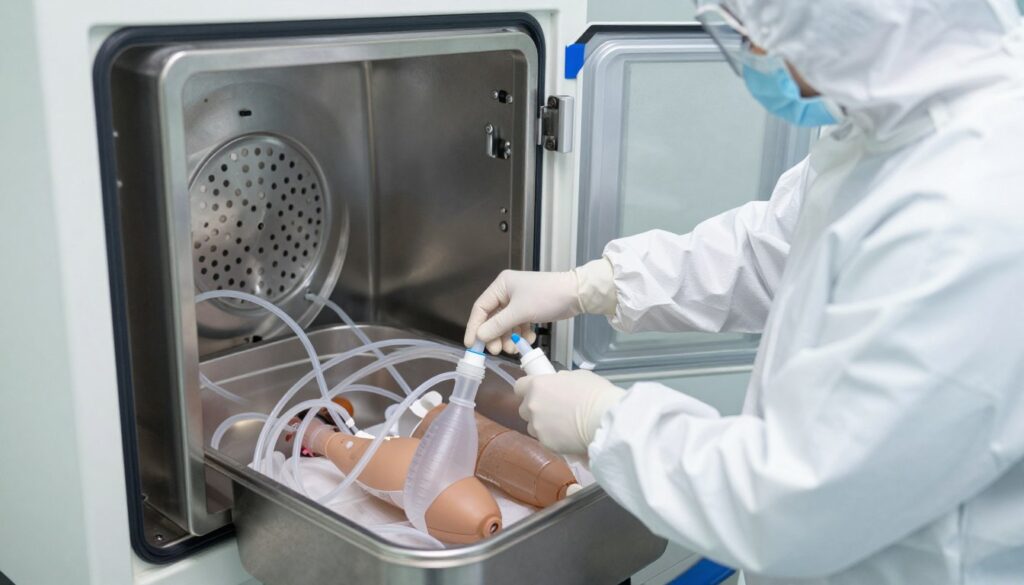 Reinigung und Sterilisation von Hydrotherapie-Schläuchen