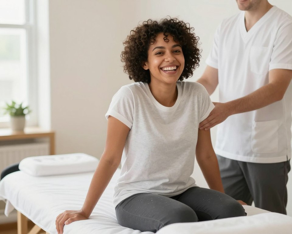 Vitale Person nach erfolgreicher Colon-Hydrotherapie-Behandlung