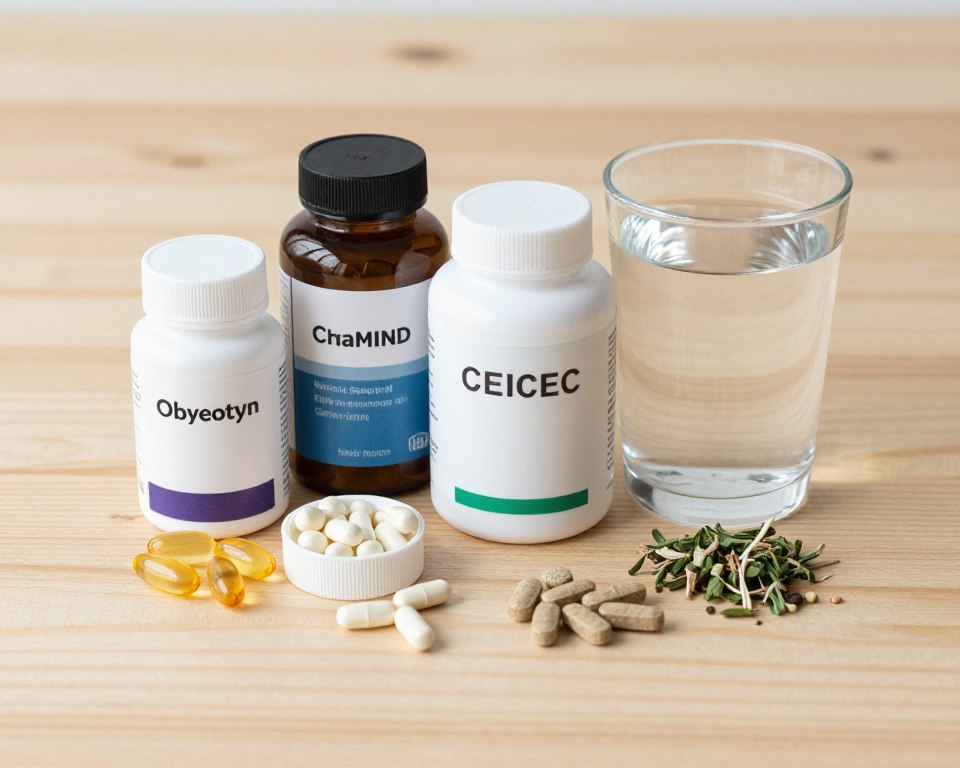 Wellness supplements and probiotics supporting digestive health after colon hydrotherapy