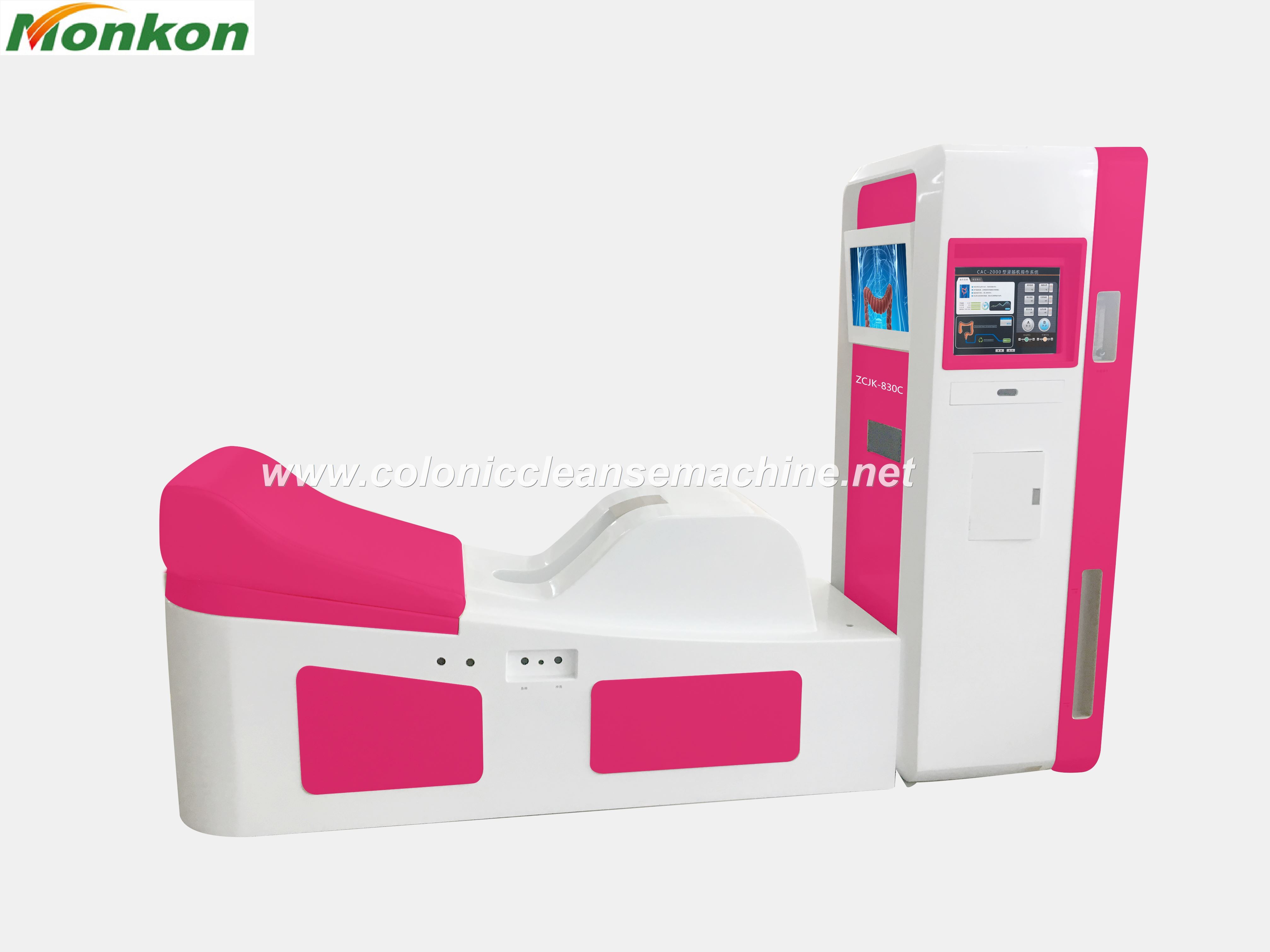 Moderne home colon hydrotherapy machine in professionellem Behandlungsraum