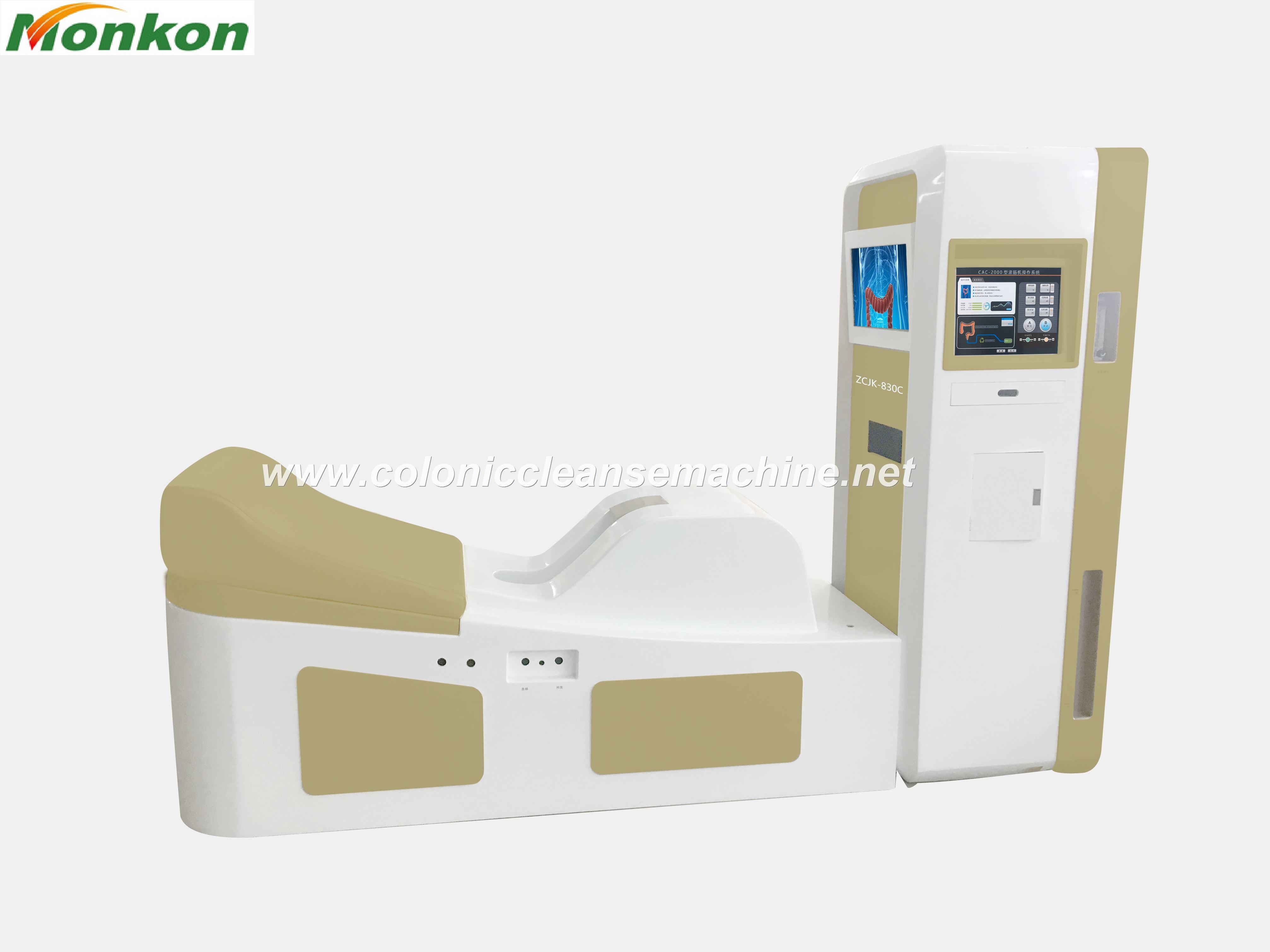 Moderne colon hydrotherapy machine in professioneller Wellness-Umgebung