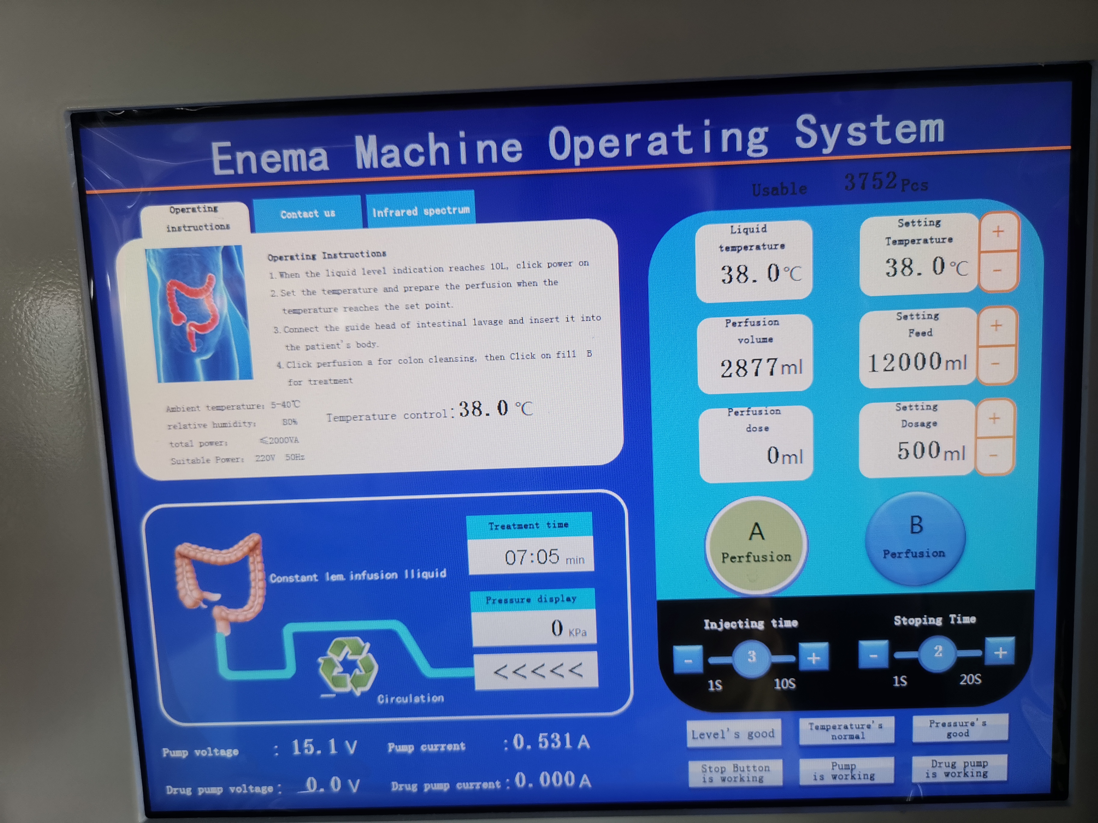 colon hydro gerät kosten software interface