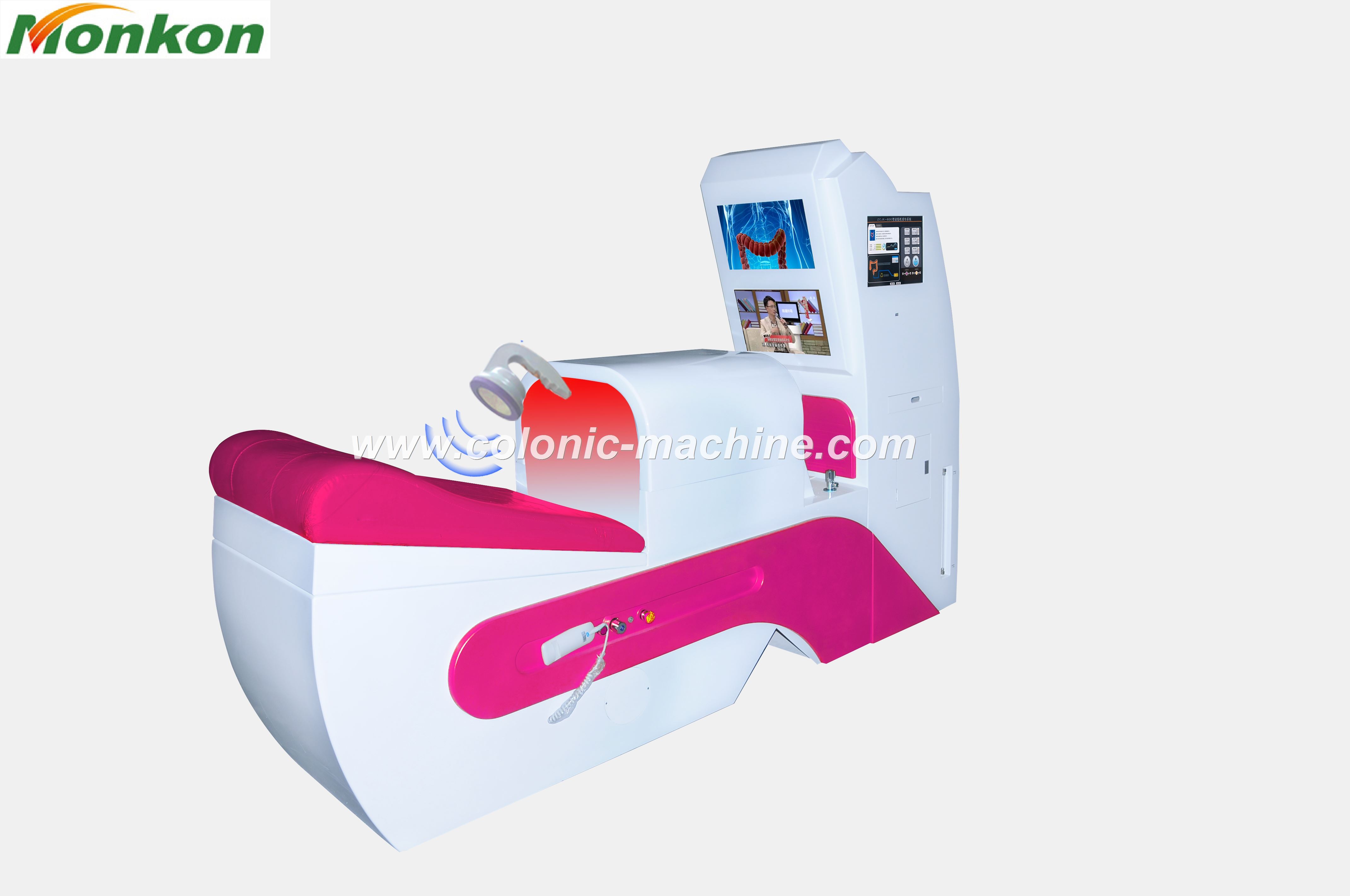 Moderne home colon hydrotherapy machine in professionellem Behandlungsraum