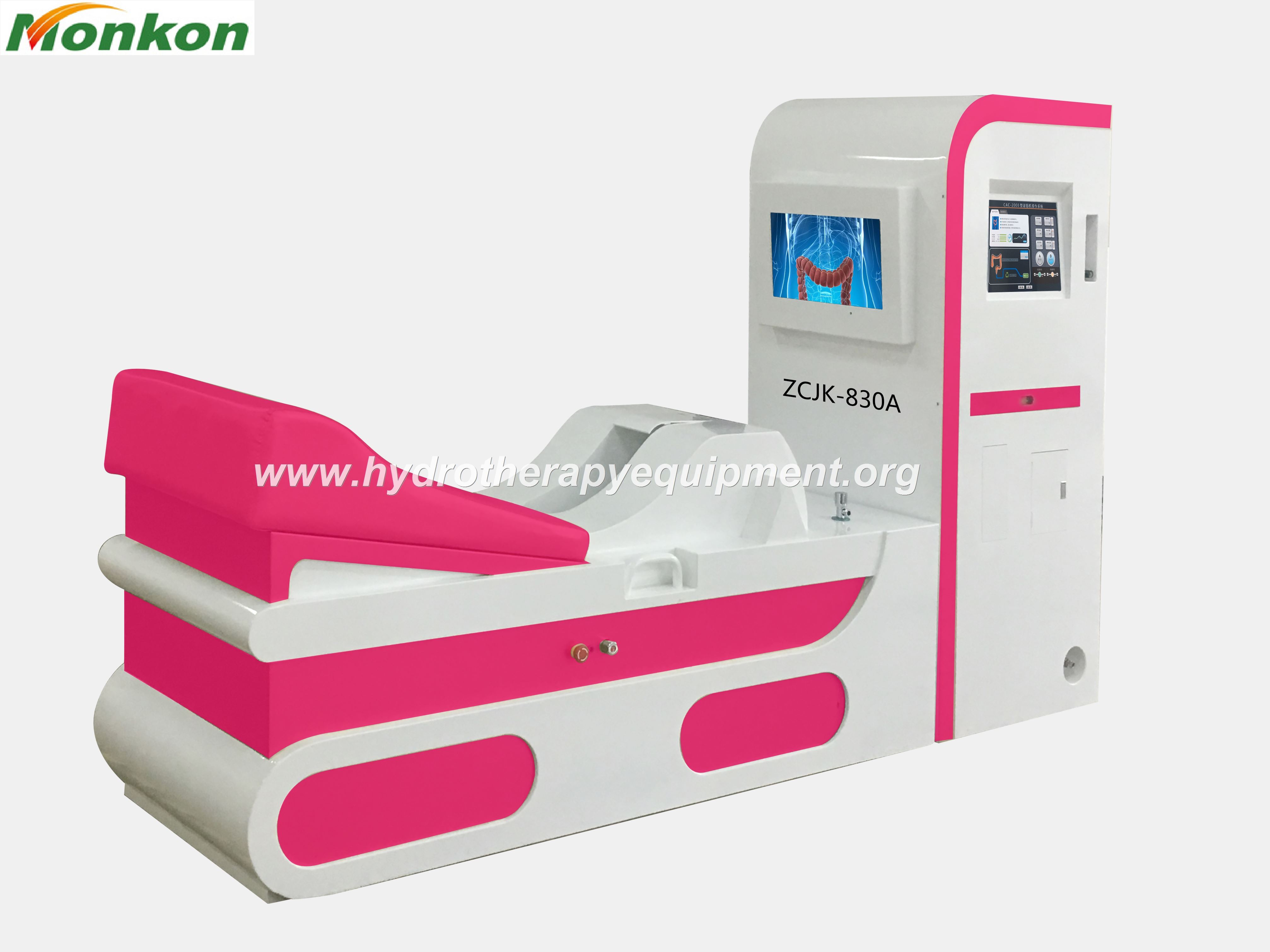 Moderne home colon hydrotherapy machine in professionellem Behandlungsraum