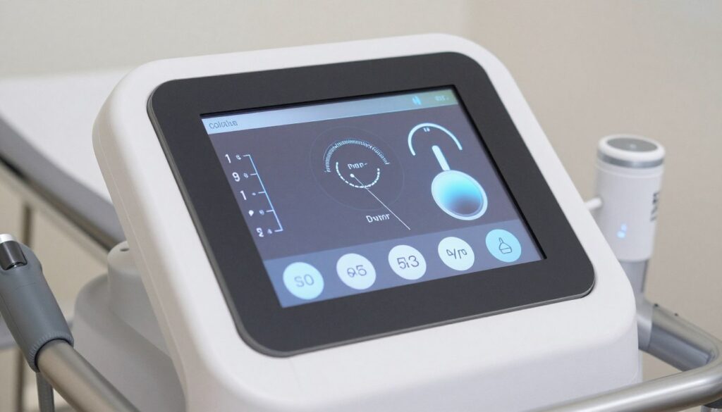 colon hydrotherapy machine touchscreen interface