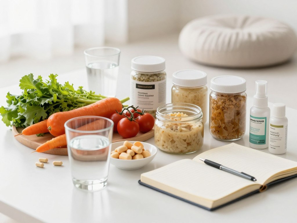Ganzheitlicher wellness-Ansatz bei colon hydrotherapy acne mit gesunder Ernährung
