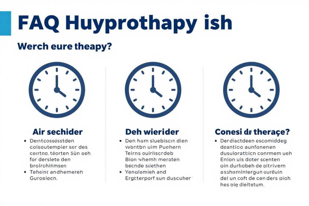 Infografik FAQ Colon Hydrotherapie Dauer