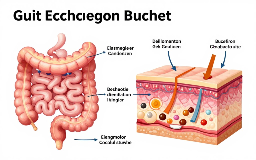 Wissenschaftliche Infografik zur colon hydrotherapy acne Wirkungsweise